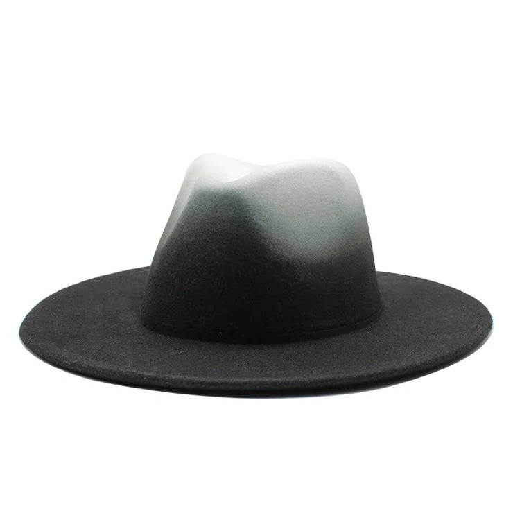 Men Classical British Wide Brim Hat