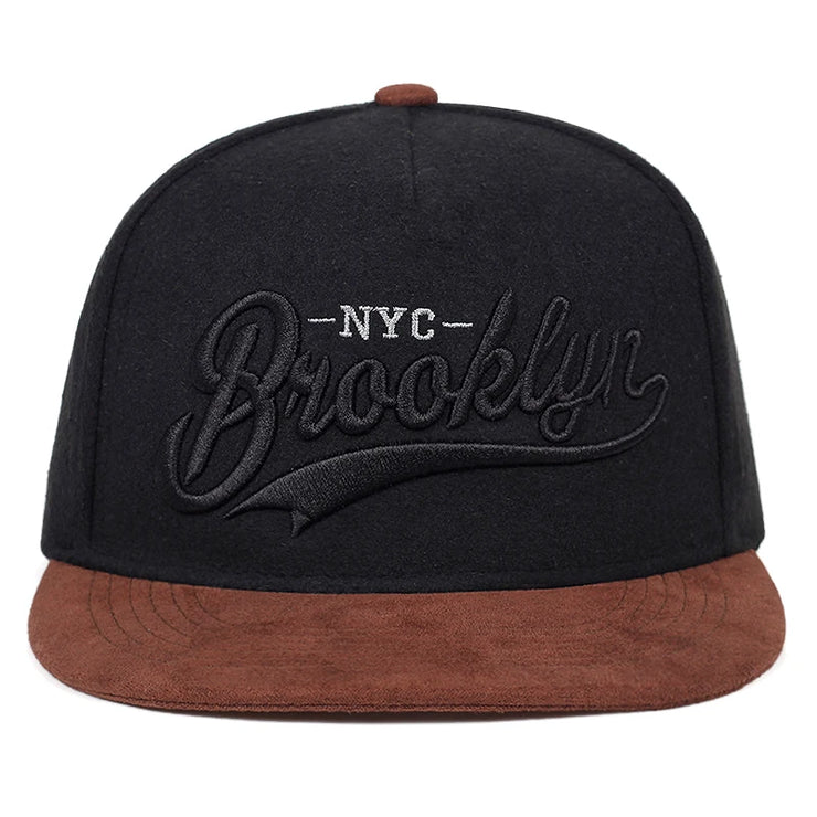 New BROOKLYN letter embroidery Universal Cap
