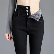 Thick Fleece High-waist Warm Skinny thick jeans