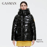 Women's luxury Personality Waterproof parka jacket