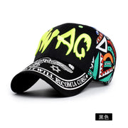 Parent-Child Cartoon Embroidery Letter SunShade Baseball Cap