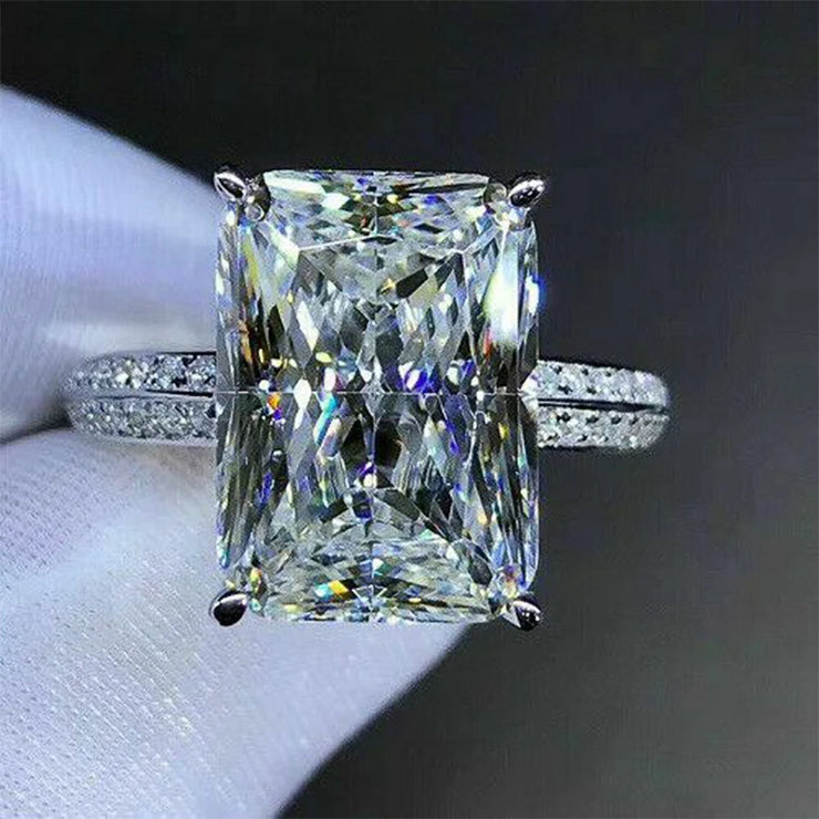 Luxury Crystal Stone Bridal Ring