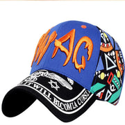 Parent-Child Cartoon Embroidery Letter SunShade Baseball Cap