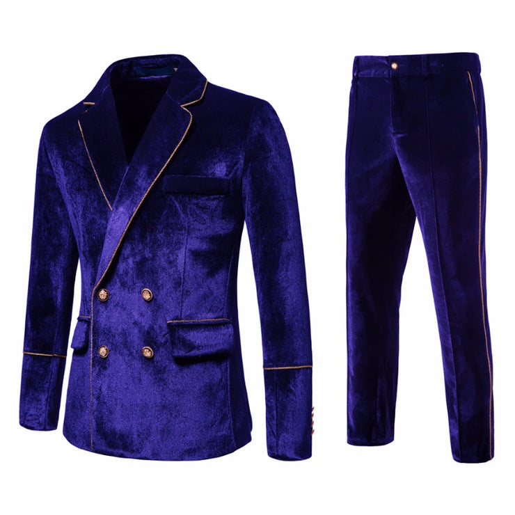High-end Velvet party Suit