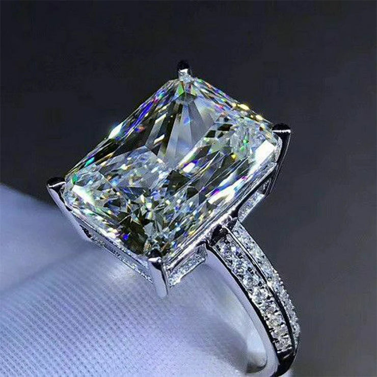Luxury Crystal Stone Bridal Ring
