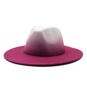 Men Classical British Wide Brim Hat