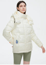 Women's luxury Personality Waterproof parka jacket