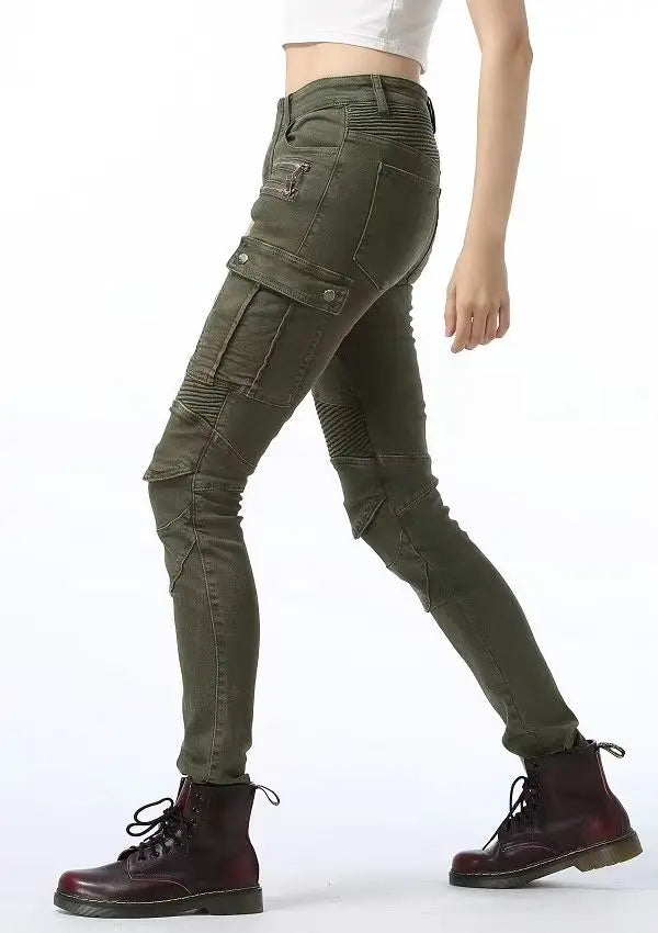 OFF-ROAD  MOTOCROSS ZIPPER DESIGN WITH PROTECTIVE GESR FOR WOMEN