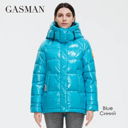 Women's luxury Personality Waterproof parka jacket