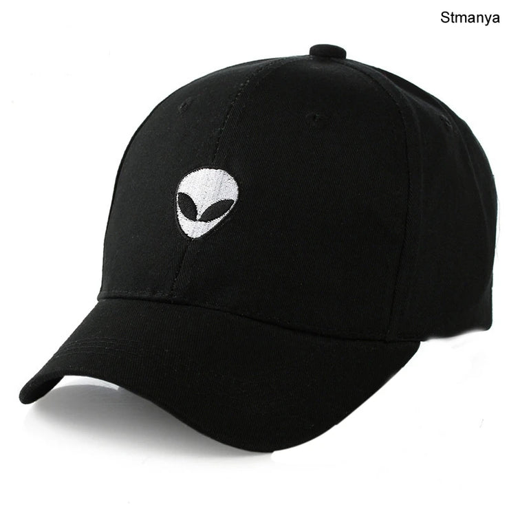 Simplicity Alien Embroidered Baseball Cap