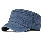 Casual Washed Cotton  Adjustable Military Cap