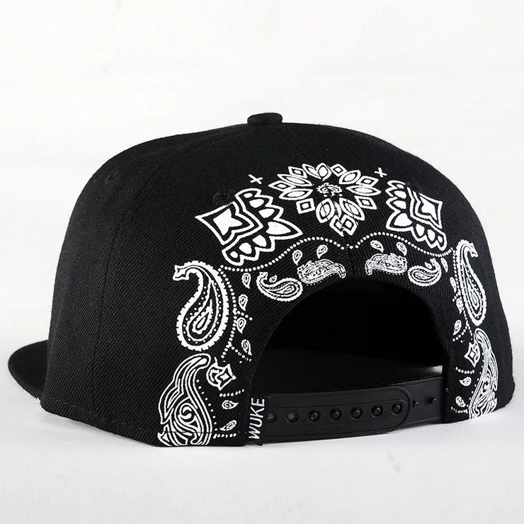 New Snapback Embroidery Adjustable Hat