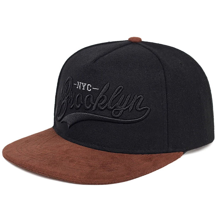 New BROOKLYN letter embroidery Universal Cap