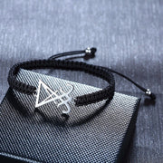 ADJUSTABLE BLACK BRAIDED WITH STAINLESS STEEL