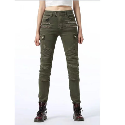 OFF-ROAD  MOTOCROSS ZIPPER DESIGN WITH PROTECTIVE GESR FOR WOMEN