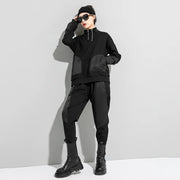 luxury Patchwork Collared sweatshirt
