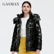 Women's luxury Personality Waterproof parka jacket