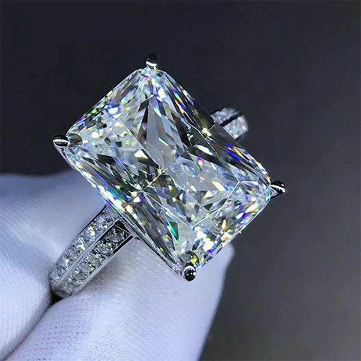 Luxury Crystal Stone Bridal Ring