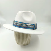 Hand sewn Fedoras adjustable unisex hat