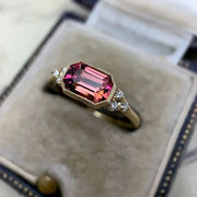 Luxury Bright Zirconia Delicate Gold Color Ring
