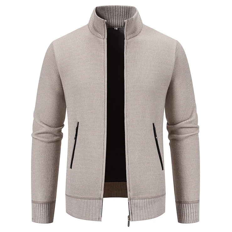 Winter Casual Slim Zipper Cardigans Knitting Jacket