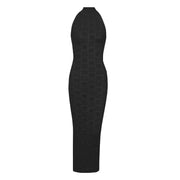 High-end New Slim Sleeveless Halter Neck Dress