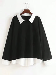 WOMEN'S FASHIONABLE LONG SLEEVE COLLARED SHIRT