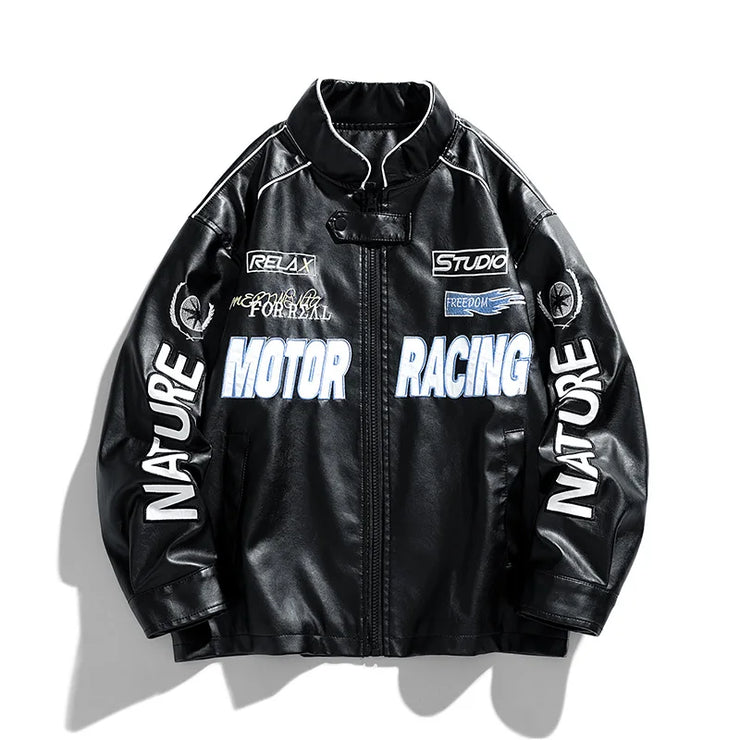 NEW PU LEATHER  MOTORCYCLE  JACKET FOR MENS