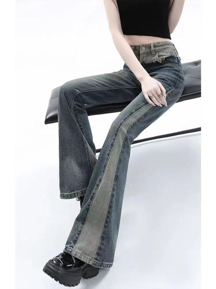 American High Street Spicy Girls Low Waist Jeans