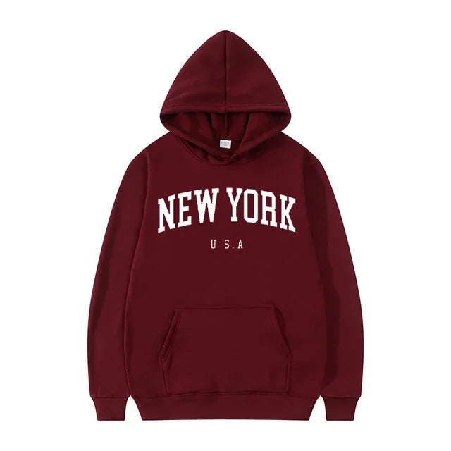 Men Women New York Printed Graphic Sweatshirt