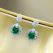 Gorgeous Green Cubic Zirconia Earrings