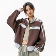 Women Luxury Long Sleeve Crop Top jacket