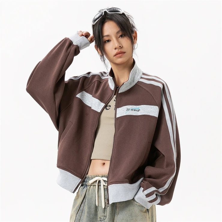 Women Luxury Long Sleeve Crop Top jacket