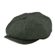 BOTVELA Blue Herringbone Newsboy Cap