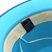 Two toned fedoras beige bottom Hat