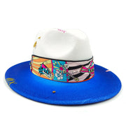 Hand sewn Fedoras adjustable unisex hat