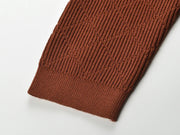 Luxury French  Commuter Round Neck Dress