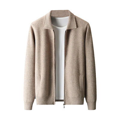 casual knitted cotton jacked jacket