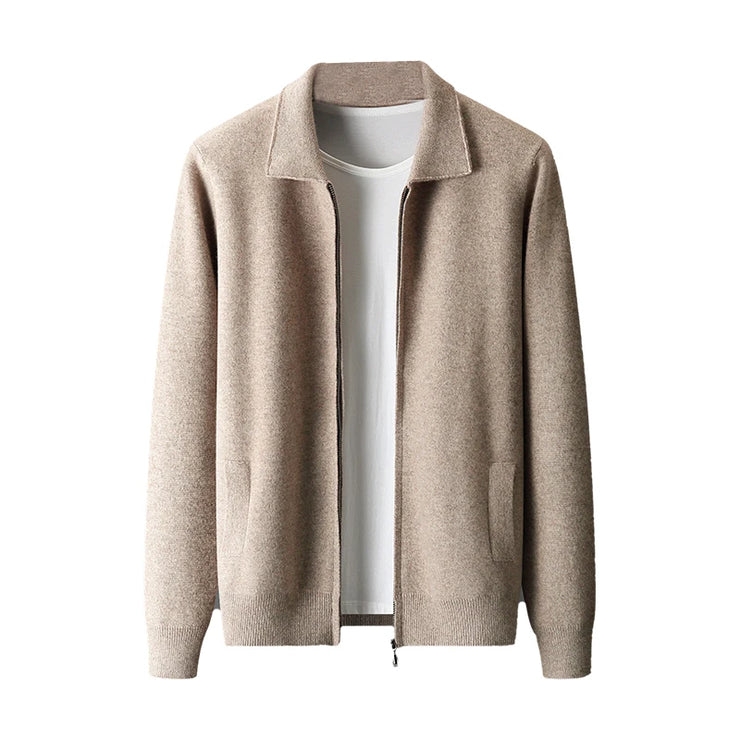 casual knitted cotton jacked jacket