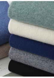Merino Wool Cardigans Men Lapel Pullover sweatshirt