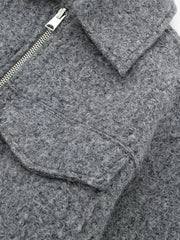 Luxury Will Vintage Lapel Neck Long Sleeve Jacket