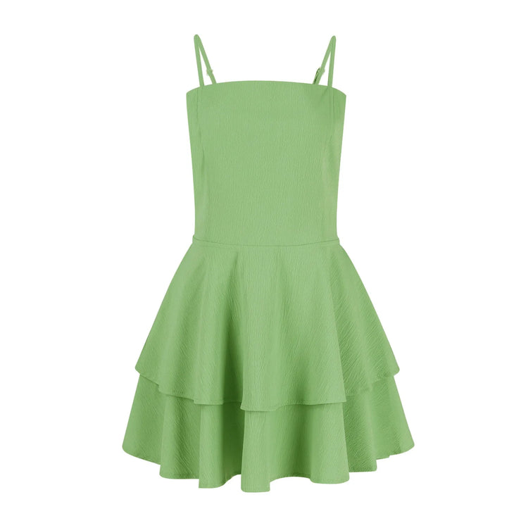 New Popular Backless Bow Suspender Dress