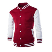 Slim Fit College Varsity Jacket for Men