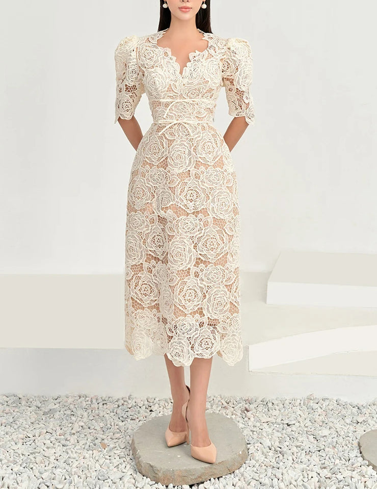 Women's  Elegant  Hollow Out casual Dress