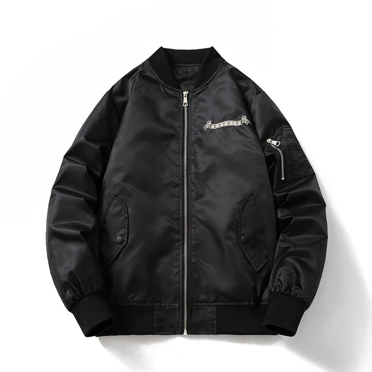 Luxary tiger dragon embroidery vintage jacket