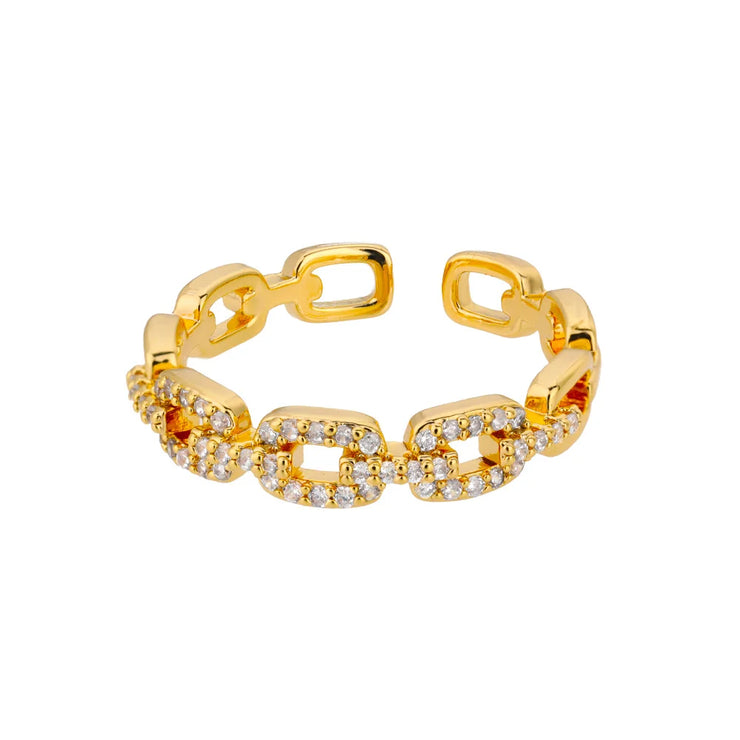 Luxury Double Bead Ball Ring  by DARK