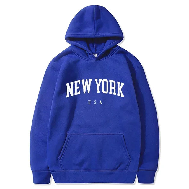 Men Women New York Printed Graphic Sweatshirt