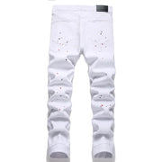 Men's Distressed Stretch Ripped Hip Hop Slim Fit