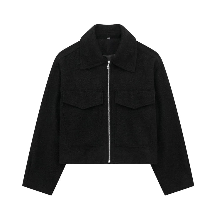 Luxury Will Vintage Lapel Neck Long Sleeve Jacket