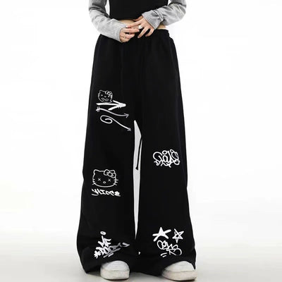 American street hip-hop jazz graffiti hanging denim